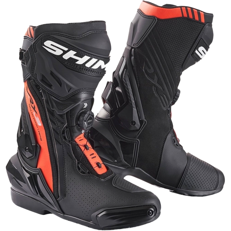 Shima VRX-3 motoros csizma fekete-piros