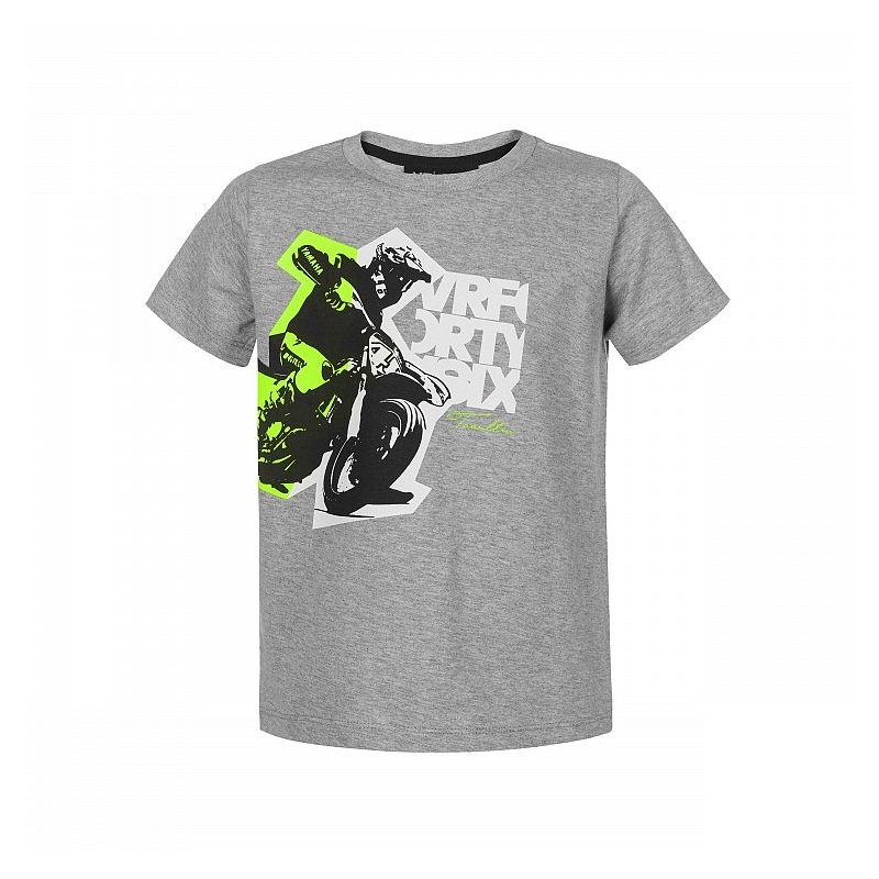 Gyermek póló VR46 Valentino Rossi szürke