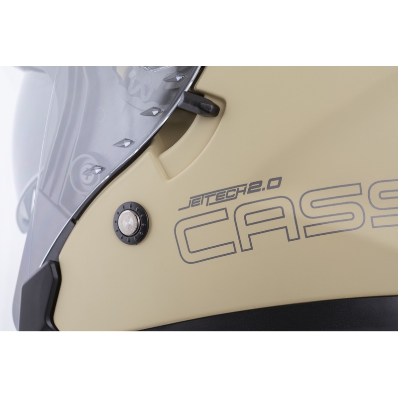 Cassida Jet Tech 2.0 RoTo nyitott motoros bukósisak matt homokos-fekete-szürke