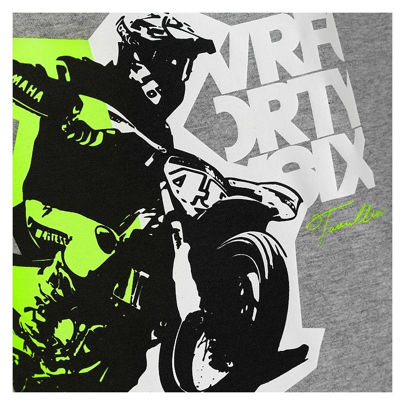 Gyermek póló VR46 Valentino Rossi szürke