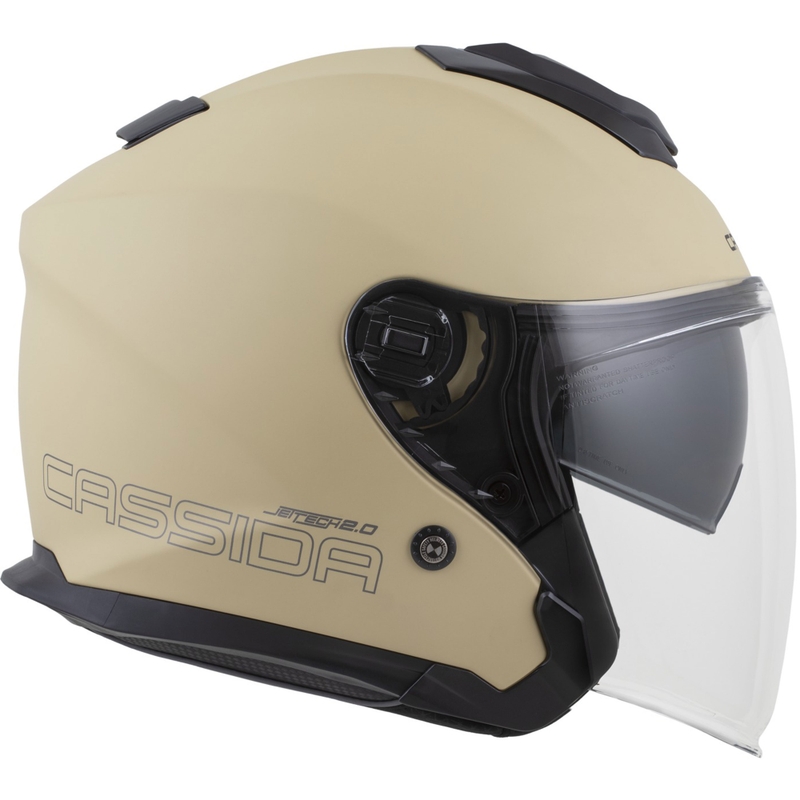 Cassida Jet Tech 2.0 RoTo nyitott motoros bukósisak matt homokos-fekete-szürke