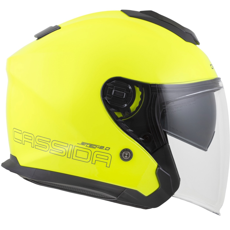 Cassida Jet Tech 2.0 RoTo nyitott motoros bukósisak fluo sárga-fekete-szürke