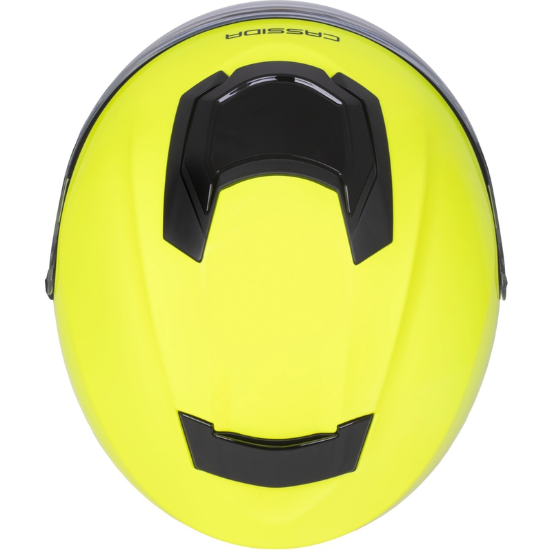 Cassida Jet Tech 2.0 RoTo nyitott motoros bukósisak fluo sárga-fekete-szürke