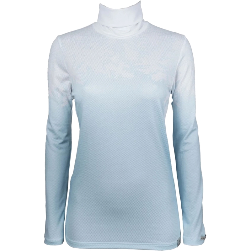 Nanosilver® Frozen II női termo póló kék-fehér