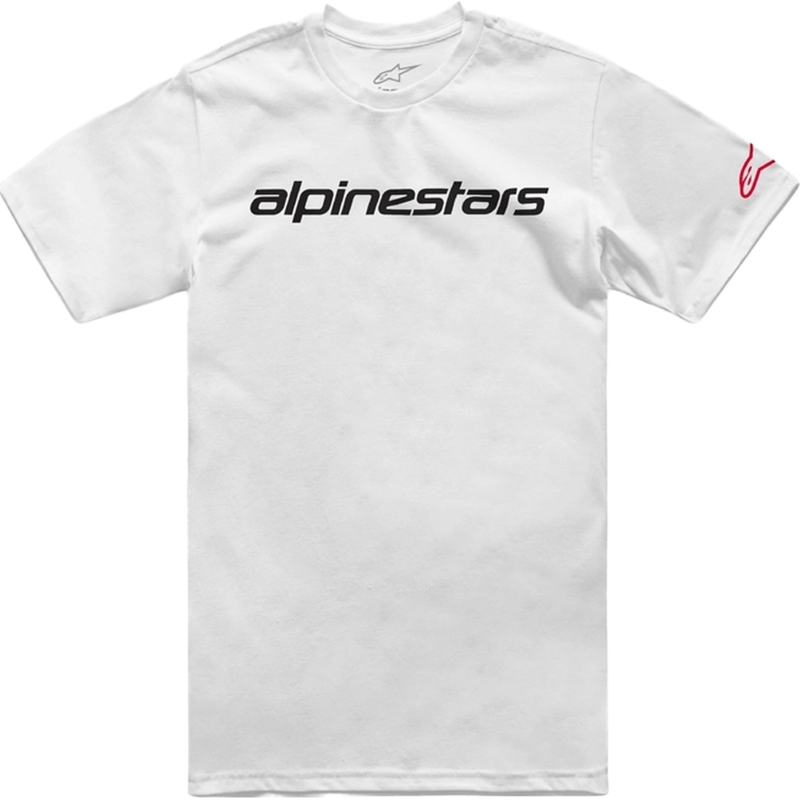 Alpinestars Linear Wordmark 2.0 CSF póló fehér-piros-fekete