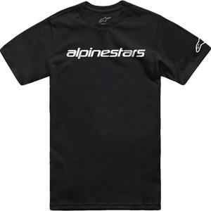 Alpinestars Linear Wordmark 2.0 CSF póló fekete-fehér