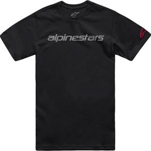 Alpinestars Linear Wordmark 2.0 CSF póló fekete-szürke-piros