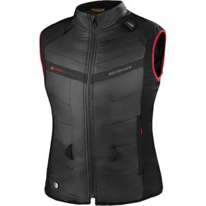 Shima Powerheat Vest női fűthető mellény fekete-piros