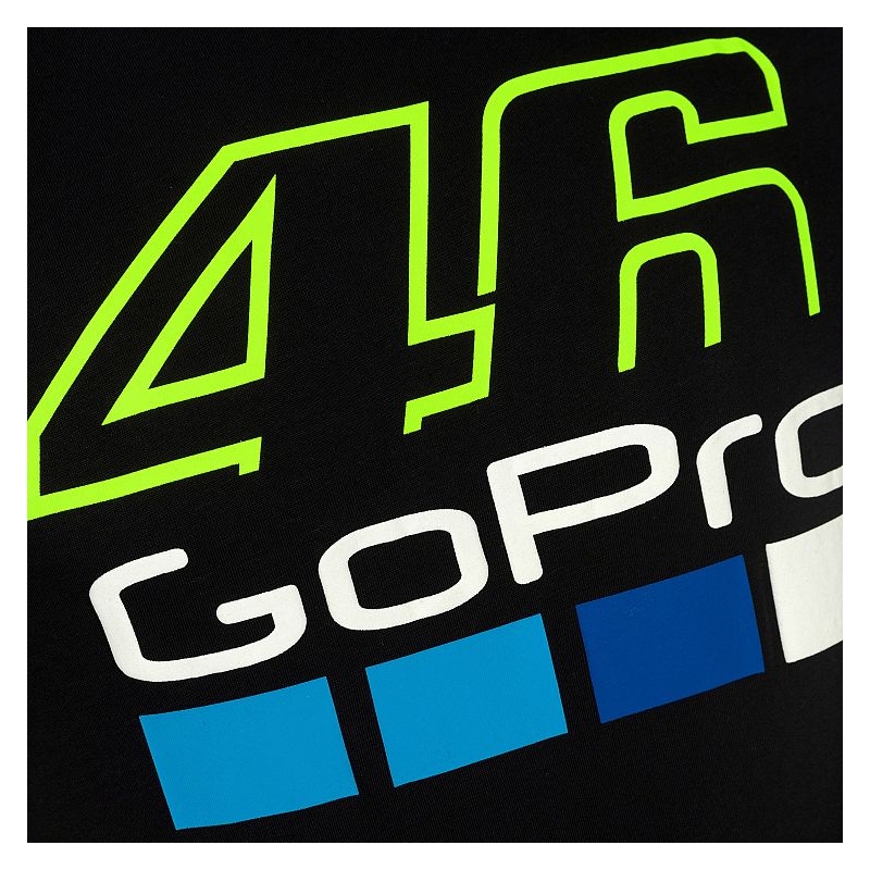 Póló VR46 Valentino Rossi GOPRO fekete akció kiárusítás
