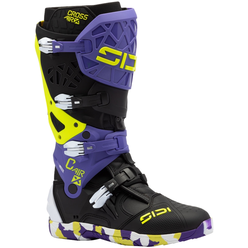 SiDi Crossair X motoros csizma fekete-lila