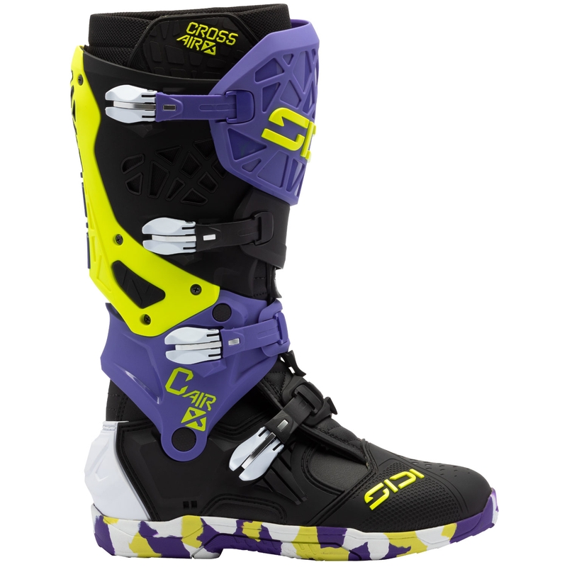 SiDi Crossair X motoros csizma fekete-lila