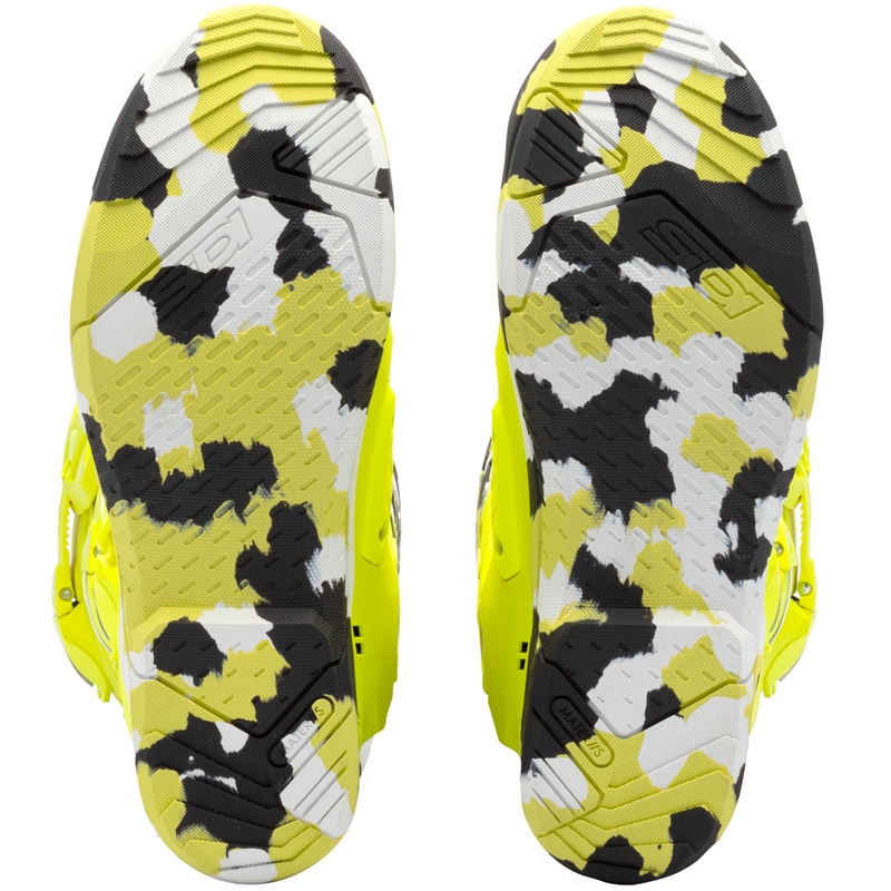 SiDi Crossair X RACR001 motoros csizma fekete-fluo sárga