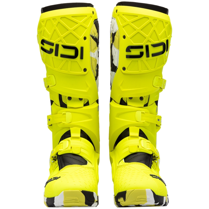SiDi Crossair X RACR001 motoros csizma fekete-fluo sárga
