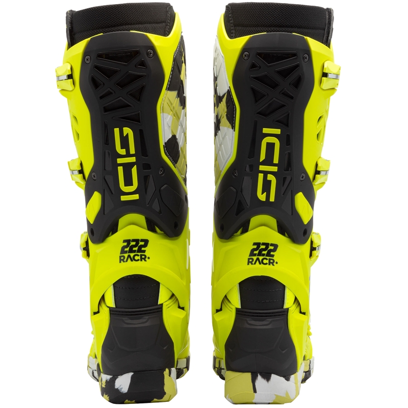 SiDi Crossair X RACR001 motoros csizma fekete-fluo sárga