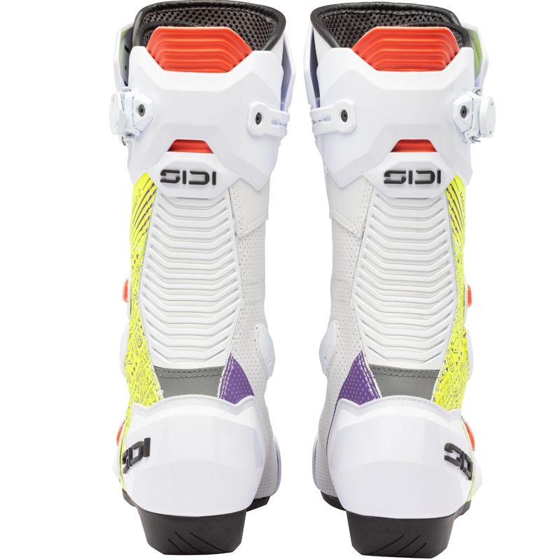 SiDi MAG 2 Air motoros csizma fehér-sárga