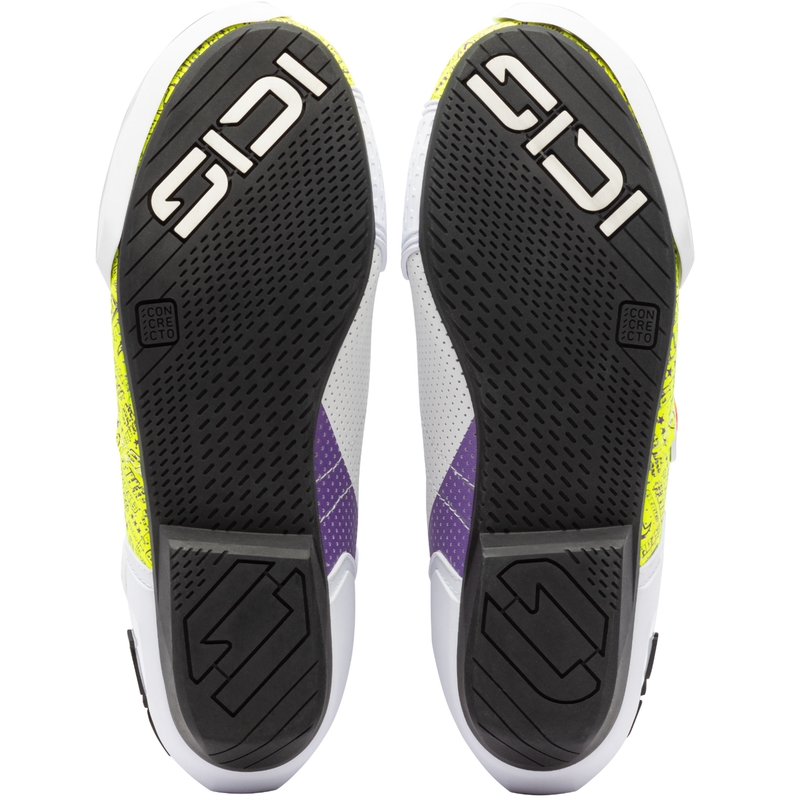 SiDi MAG 2 Air motoros csizma fehér-sárga
