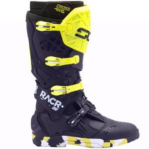 Boty na motorku SiDi Crossair X RACR002 fluo žluto-černé