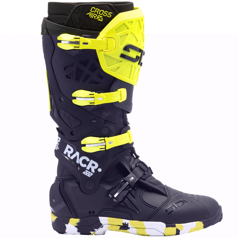 SiDi Crossair X RACR002 motoros csizma fluo sárga-fekete