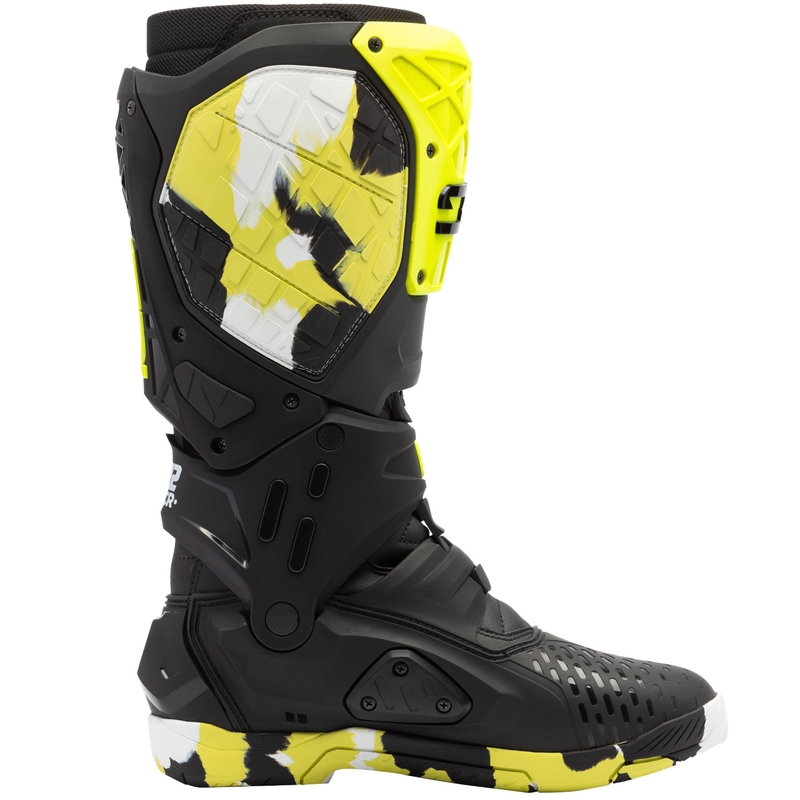 SiDi Crossair X RACR002 motoros csizma fluo sárga-fekete