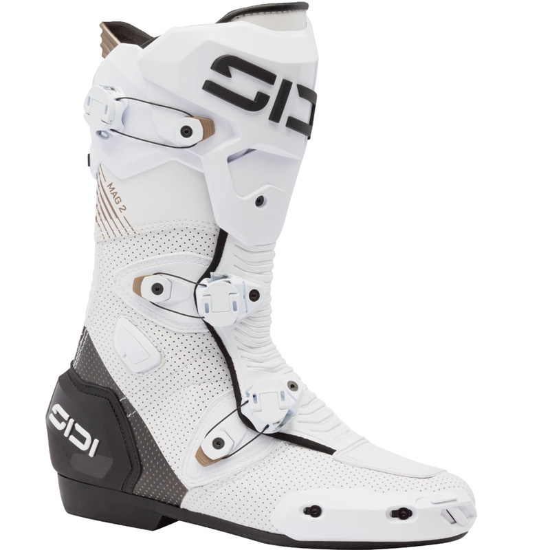 SiDi MAG 2 Air motoros csizma fehér-fekete