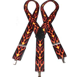 Nadrágtartó lángmotívummal