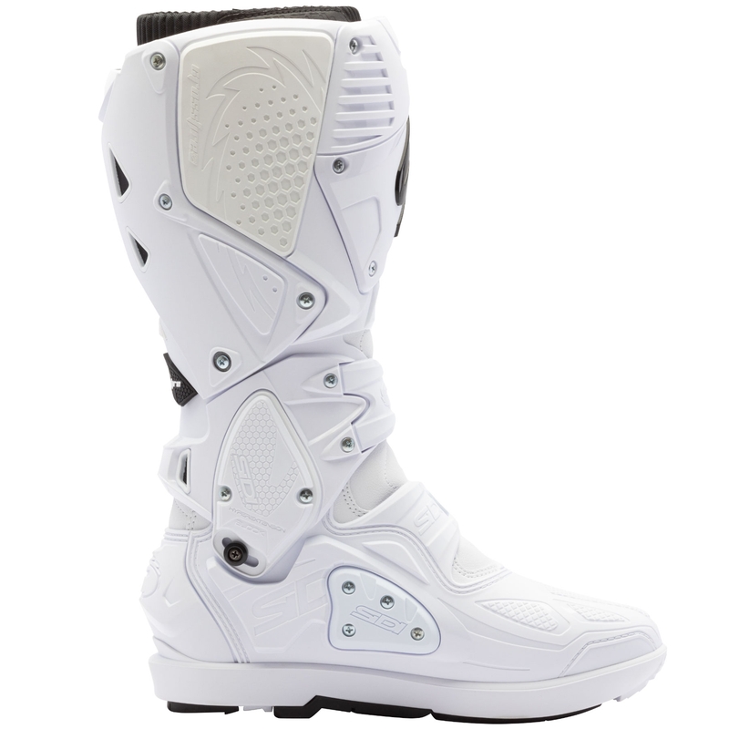 SiDi Crossfire 3 SRS motoros csizma fehér-fekete