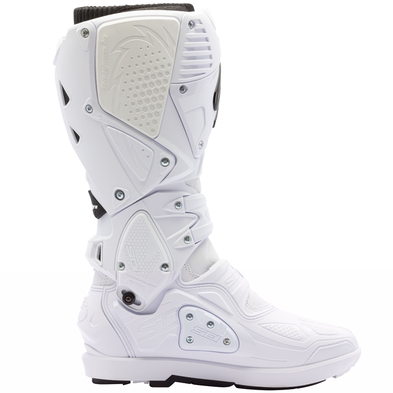 SiDi Crossfire 3 SRS motoros csizma fehér-fekete