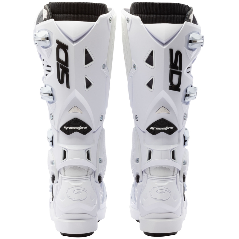 SiDi Crossfire 3 SRS motoros csizma fehér-fekete