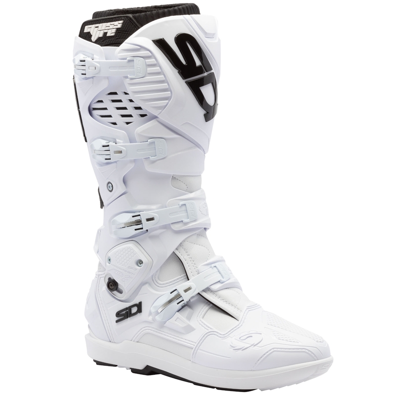 SiDi Crossfire 3 SRS motoros csizma fehér-fekete