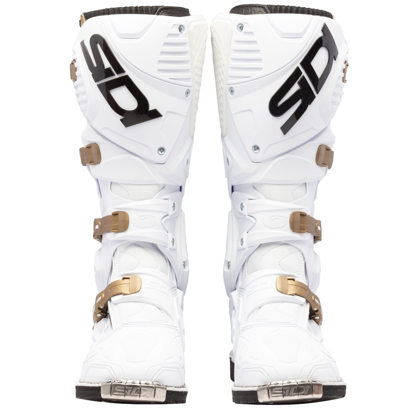 SiDi Crossfire 3 motoros csizma fehér-bronz