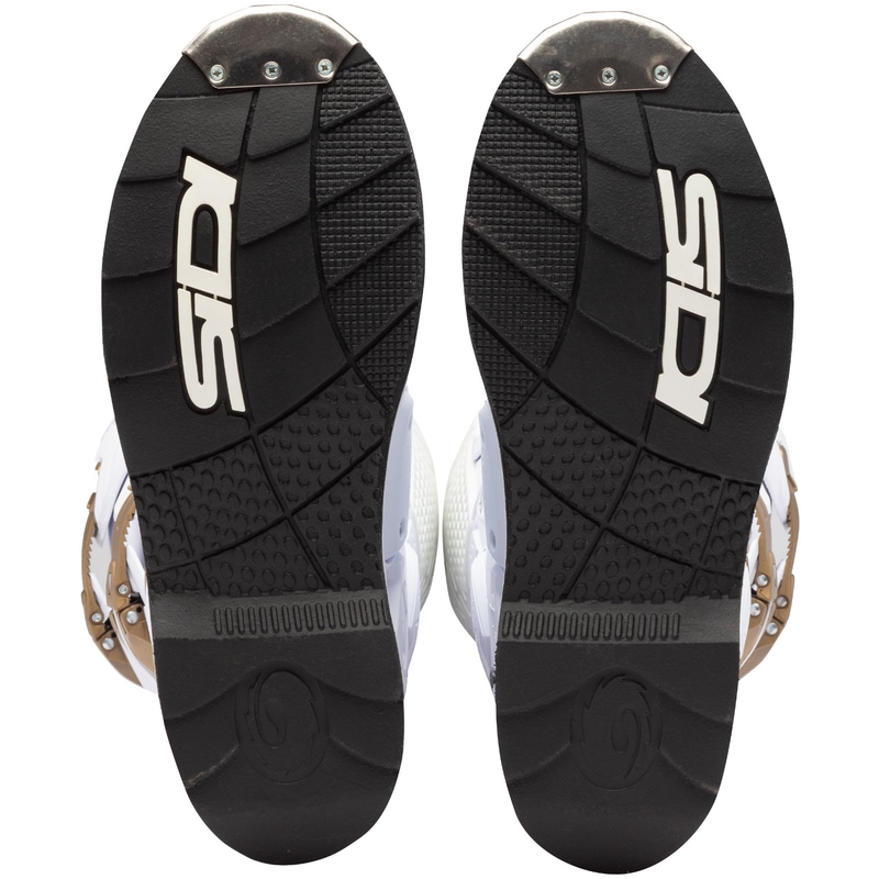 SiDi Crossfire 3 motoros csizma fehér-bronz