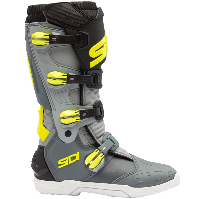SiDi X Power SC motoros csizma szürke–fluo sárga