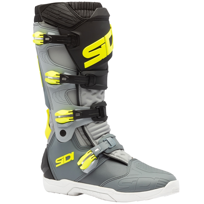 SiDi X Power SC motoros csizma szürke–fluo sárga