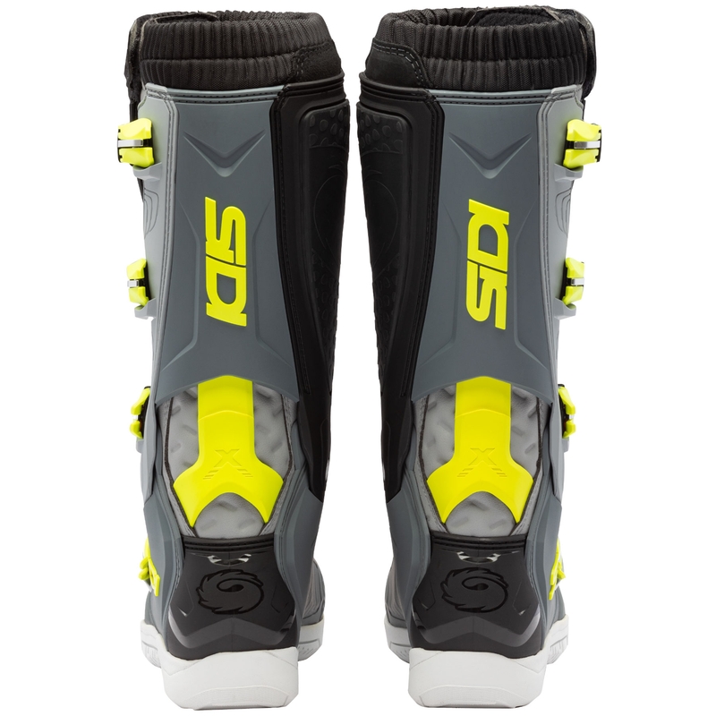 SiDi X Power SC motoros csizma szürke–fluo sárga