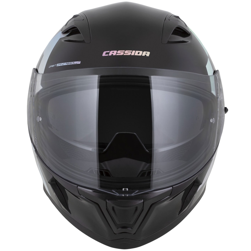 Cassida Orbit Grind Absolut zárt motoros bukósisak fekete-holografikus