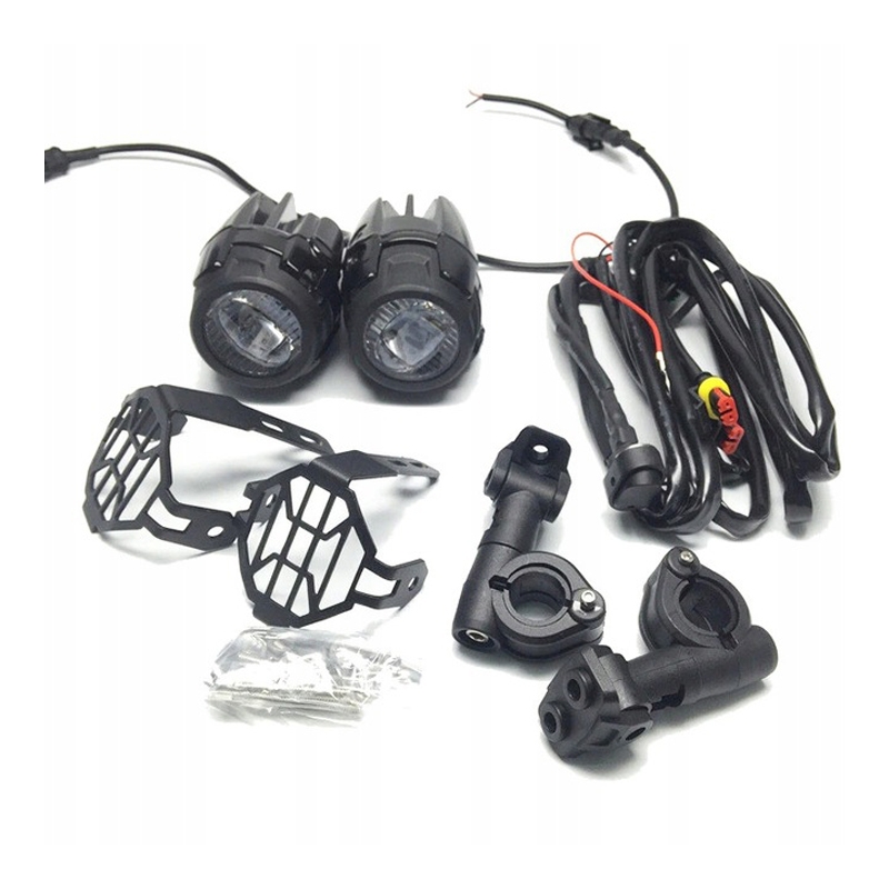 St Tuning kiegészítő LED lámpák védőburkolattal BMW R1200 GS és R1250 GS LC 2013-2019 modellekhez