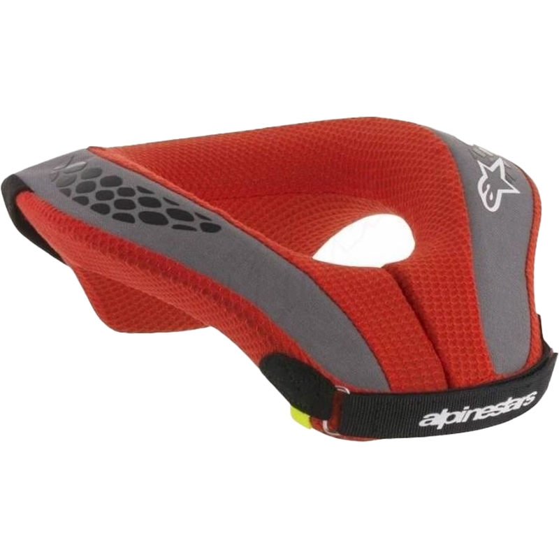 Alpinestars Sequence Ifjúsági fekete-piros-szürke-fuo nyakmelegítő sárga