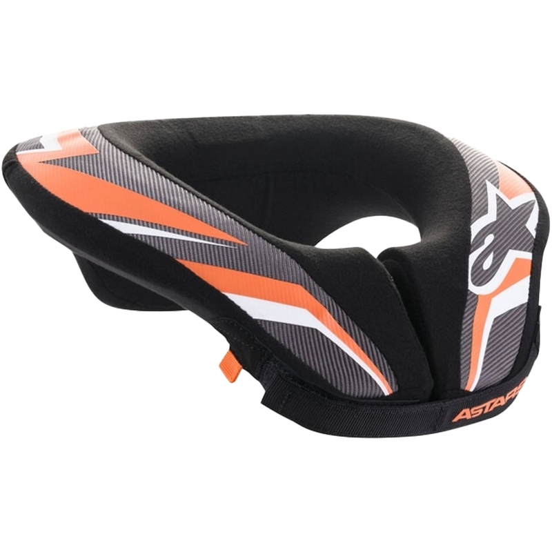 Alpinestars Sequence Youth gyerek nyakprotektor fekete-fehér-narancssárga