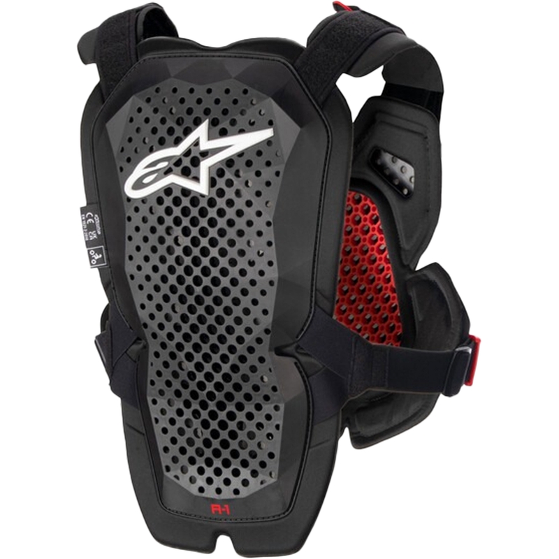 Alpinestars A-1 PRO mellkasprotektor fekete-antracit-piros