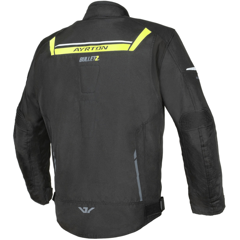 Ayrton Bullet II motoros kabát fekete-fluo sárga-szürke