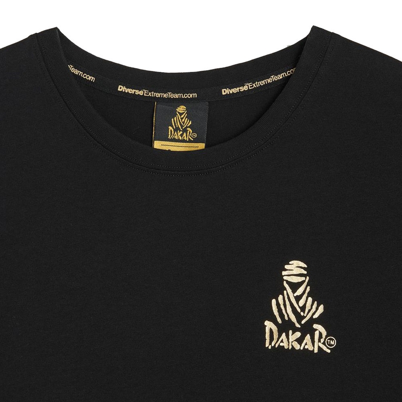 Dakar LOGO SM 256 póló fekete