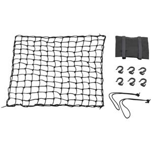 Daytona rugalmas csomagháló motorkerékpárra műanyag kampókkal fekete 60 x 60 cm