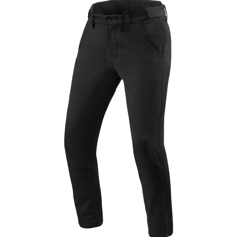 Revit Chino Mason Slim extra rövidített motoros nadrág fekete