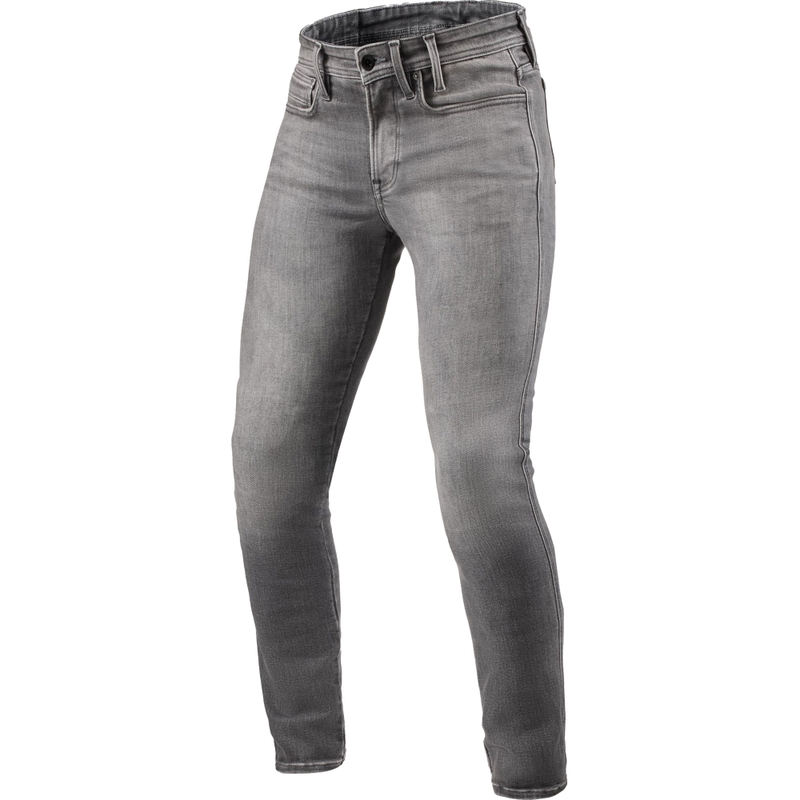 Revit Piston 3 Skinny motoros farmer extra rövidített méret koptatott szürke