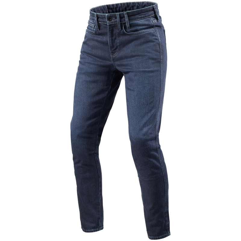 Revit Kai Skinny motoros farmer extra rövidített méret közepesen stone kék