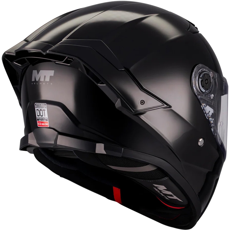 MT Thunder 4 SV Pure A1 zárt motoros bukósisak fekete