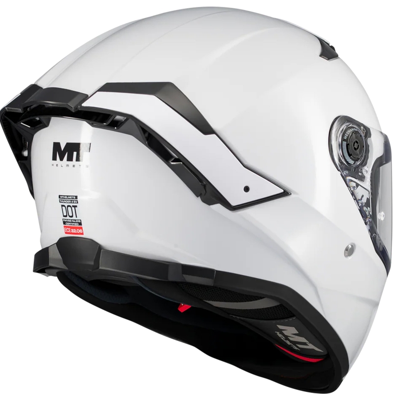 MT Thunder 4 SV Pure A0 zárt motoros bukósisak fehér
