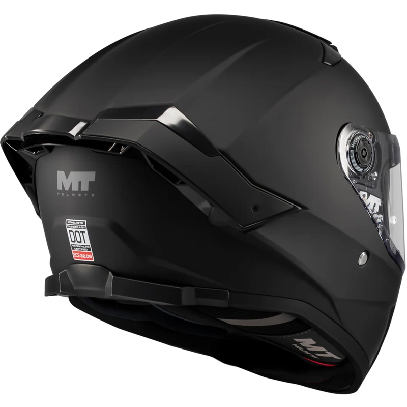 MT Thunder 4 SV Pure A1 zárt motoros bukósisak matt fekete
