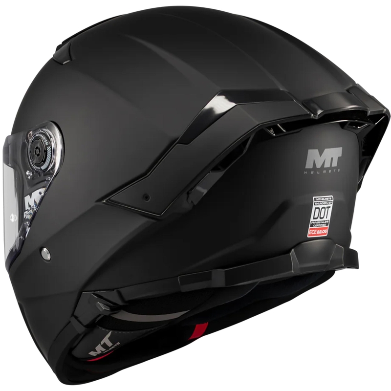 MT Thunder 4 SV Pure A1 zárt motoros bukósisak matt fekete