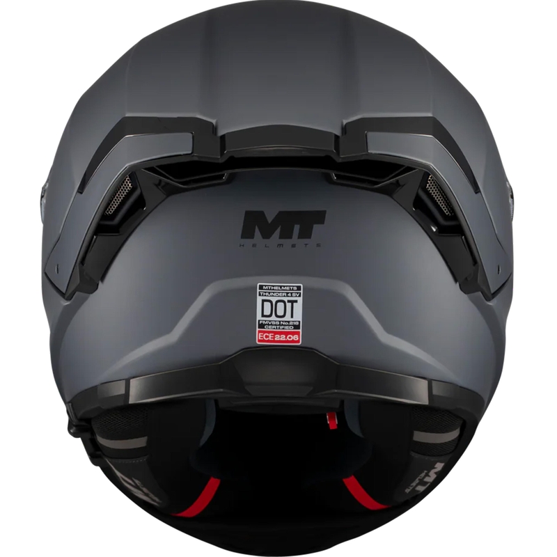 MT Thunder 4 SV Pure A2 zárt motoros bukósisak matt szürke